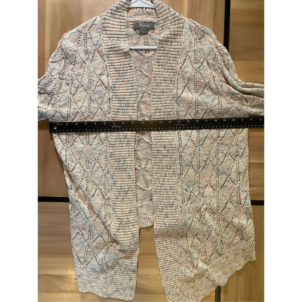 Natural Reflections Open‎ Front Cardigan - Picture 5 of 6